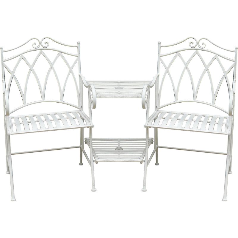 Lakewood 3 Piece Iron Outdoor Armchair Front