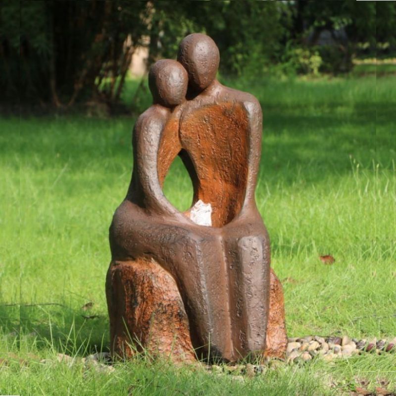 Lovers Water Fountain With Led