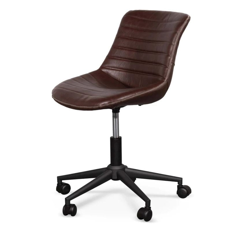 Ludlow Office Chair Hickory Brown Angle