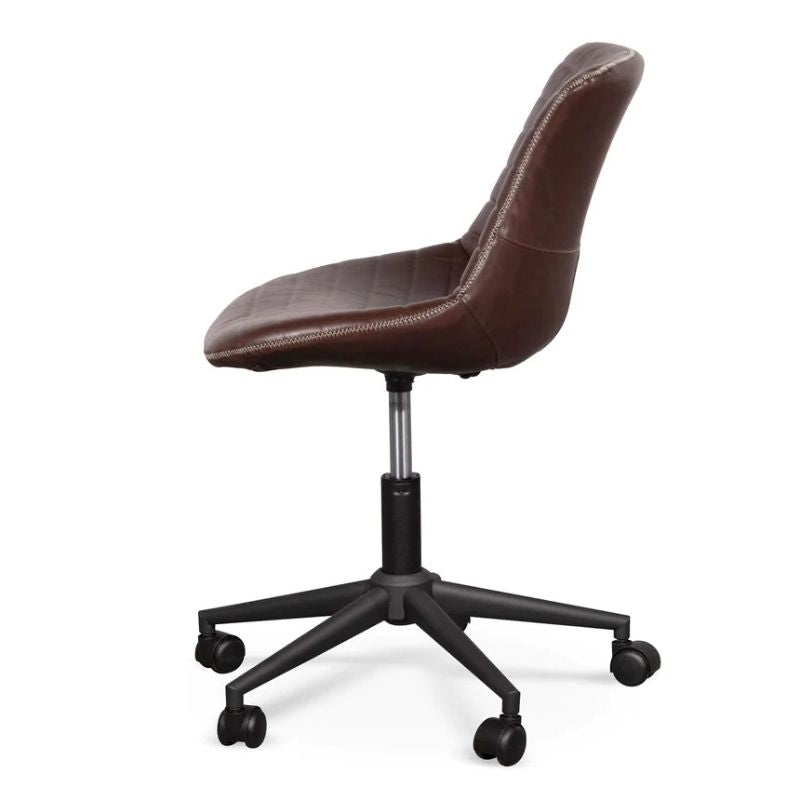 Ludlow Office Chair Hickory Brown Side