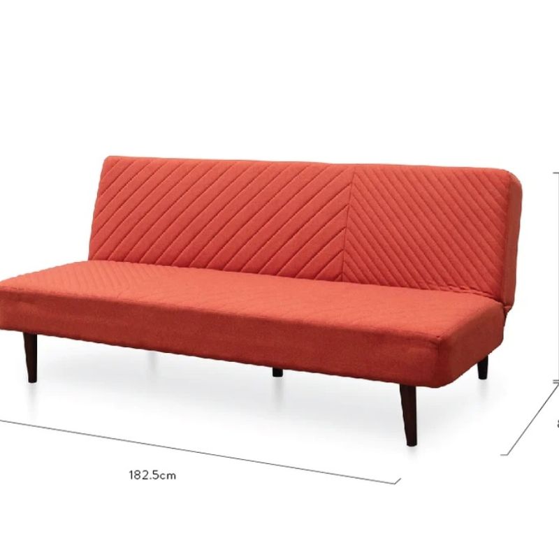 Lynwood 3 Seater Sofa Bed Blush Mellow Dimension