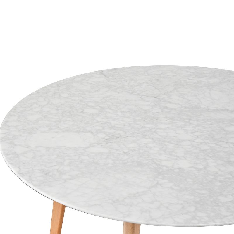Macmillan 120CM Marble Dining Table Top Finishing