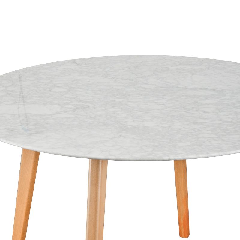 Macmillan 120CM Marble Dining Table Top.