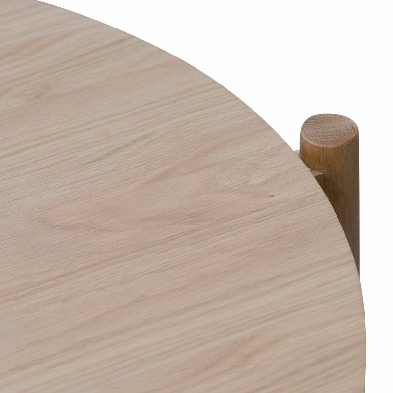 May Round Coffee Table Natural Top