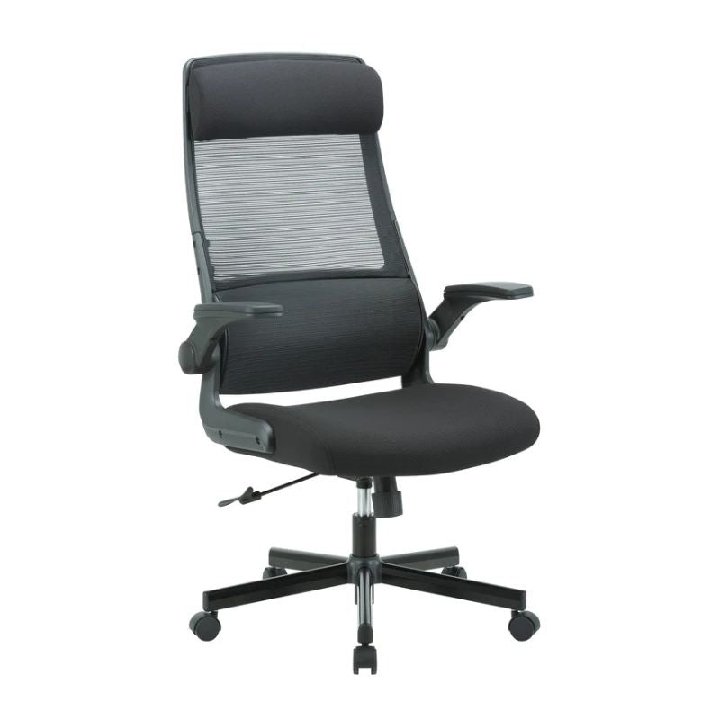 Mayfield Mesh Ergonomic Office Chair Black Angle