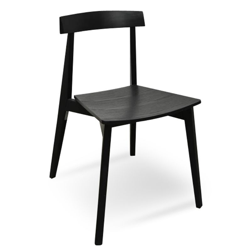 McKinley Dining Chair Black Angle View