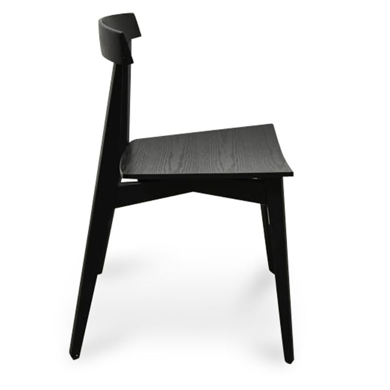 McKinley Dining Chair Black Side View
