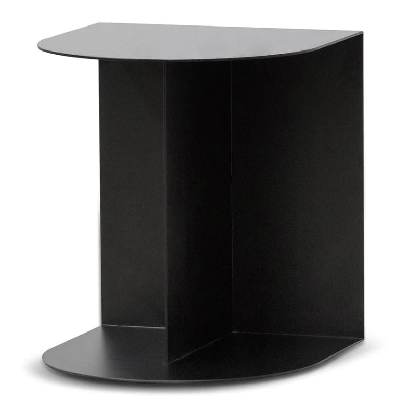 Meadowridge Side Table Black Angle
