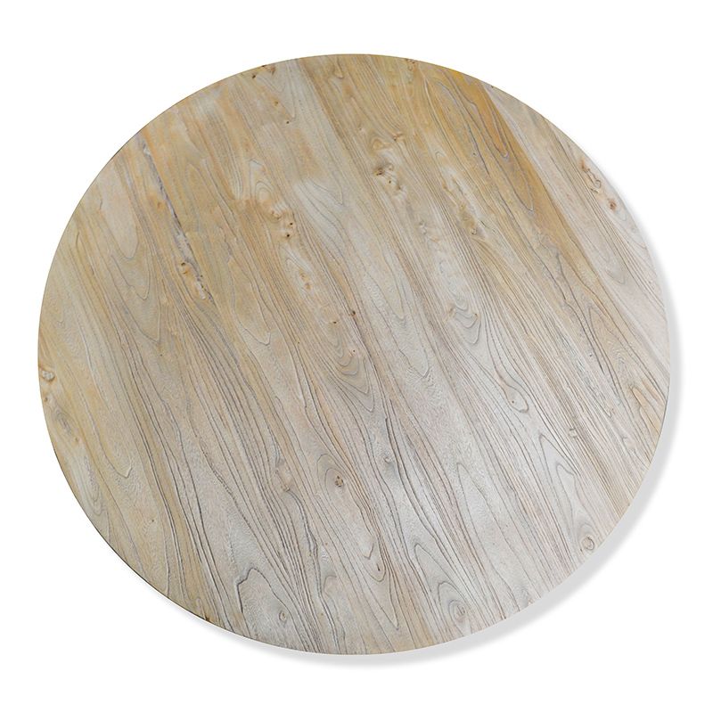 Meredith 100CM Round Coffee Table Wooden Top