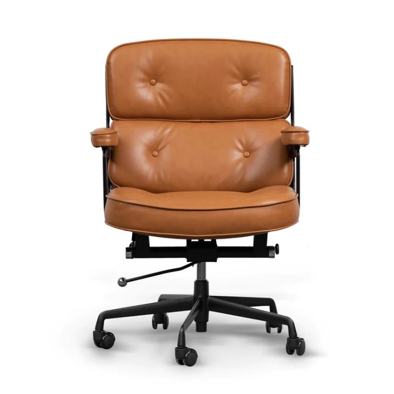 Meridian Office Chair Honey Tan Front