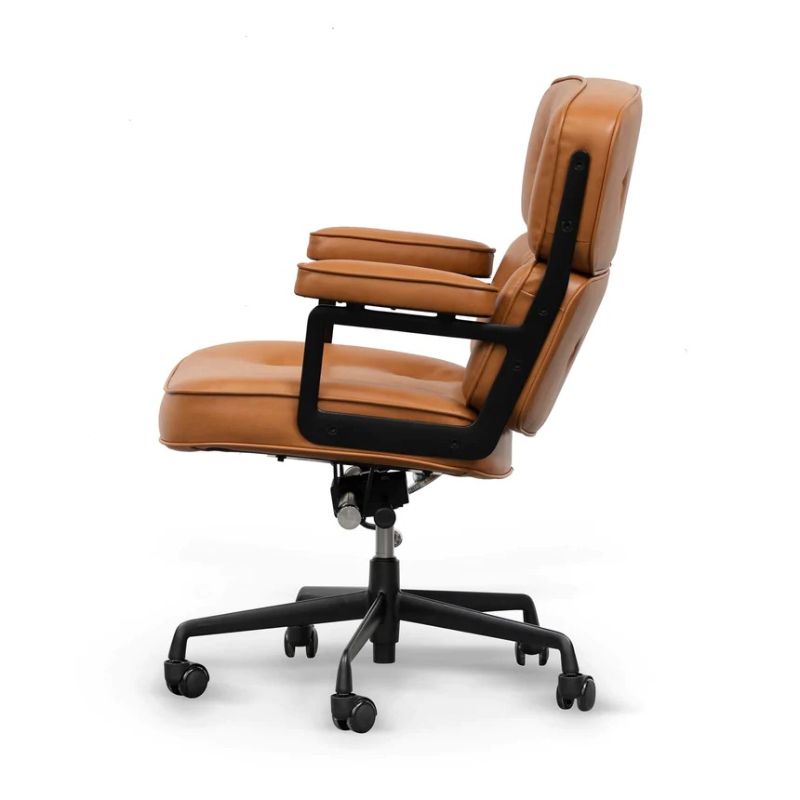Meridian Office Chair Honey Tan Side