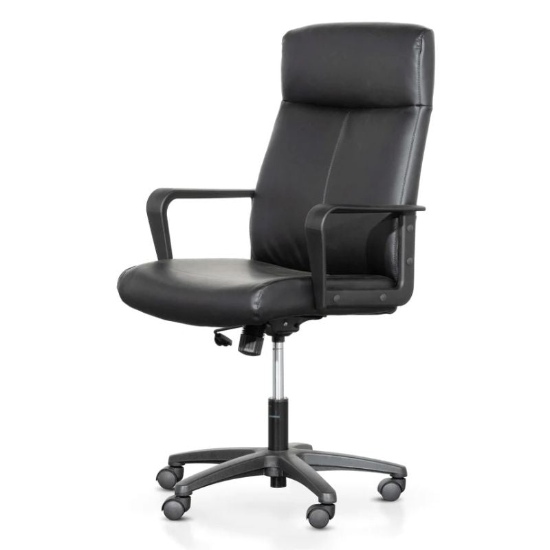 Merrick High Back Executive Chair Black Angle