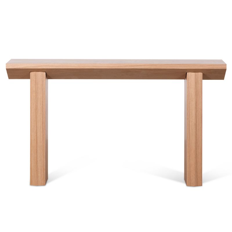 Millstone 140CM Oak Console Table Natural Front