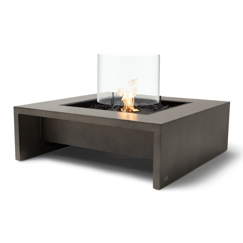 Mojito 40 Ethanol Fire Pit Tables Natural 45 Angle View
