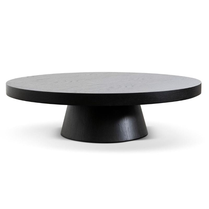 Moore 110CM Round Coffee Table Black Front