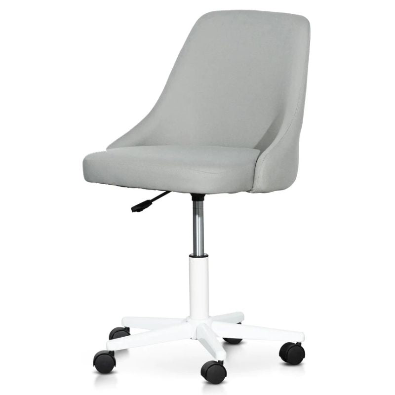 Morland Fabric Office Chair Grey Angle