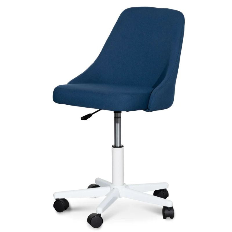 Morland Fabric Office Chair Space Blue Angle