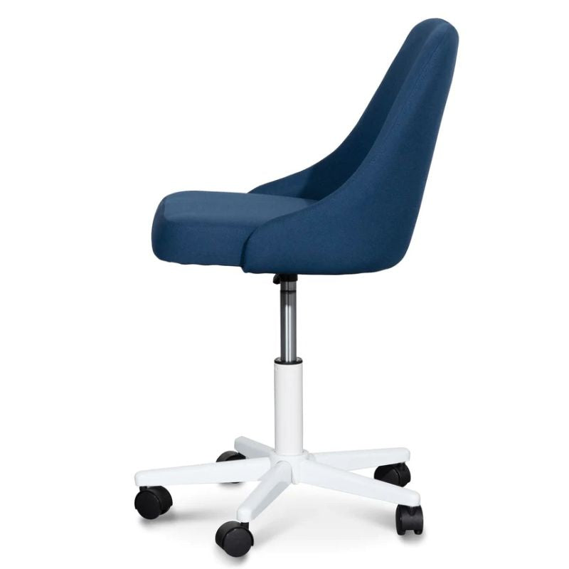 Morland Fabric Office Chair Space Blue Side