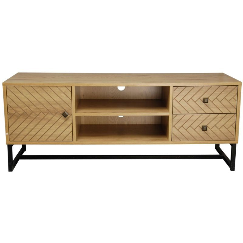 Myriam 120CM Herringbone Entertainment Tv Unit