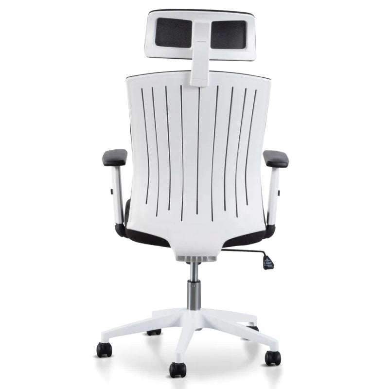Noblewood Office Chair Black And White Back