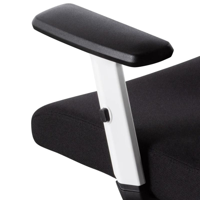 Noblewood Office Chair Black And White Handle