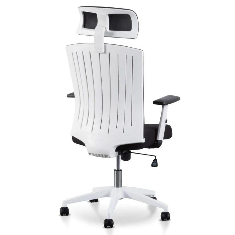 Noblewood Office Chair Black And White Right Back