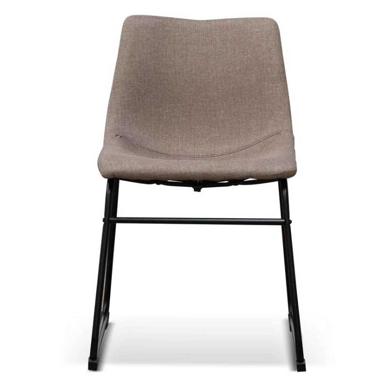 Northgate Dining Chair Set Of 2 Brown Grey Front View