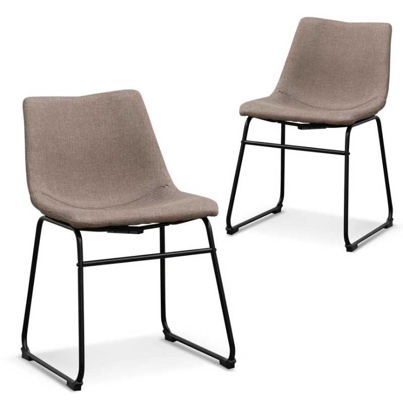 Northgate Dining Chair Set Of 2 Brown Grey