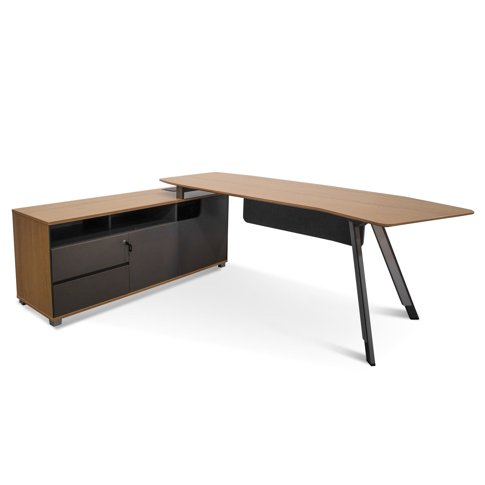 Seabury 220cm Left Return Office Desk