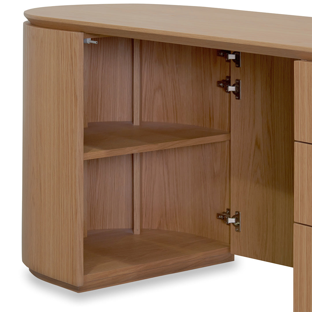 Instow 177cm Right Drawer Office Desk