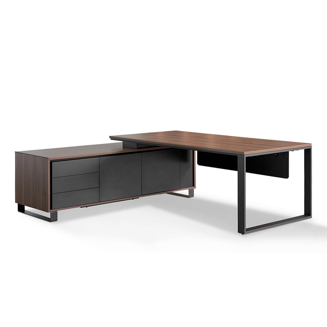 Moccas 230cm Left Return Office Desk