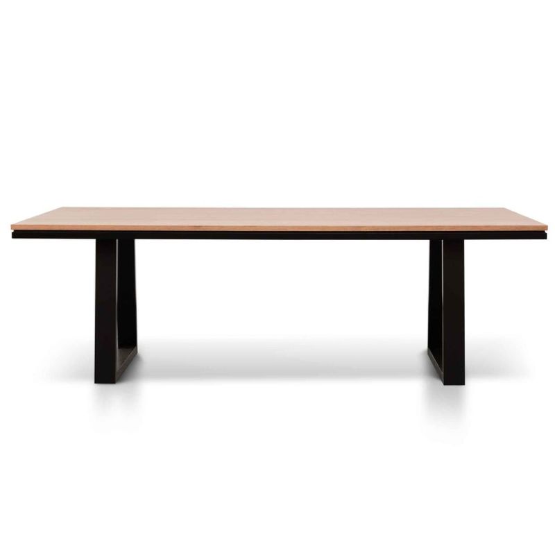 Orchardview 240CM Dining Table Messmate Natural Front View
