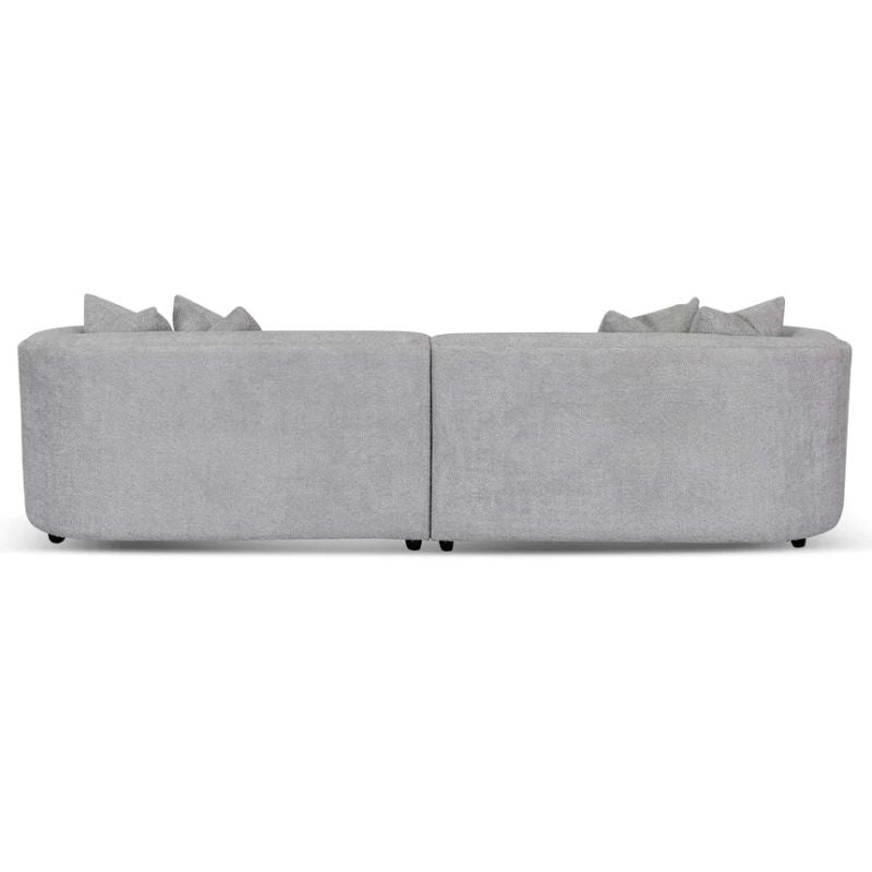 Osbourne 4 Seater Sofa Light Grey Fleece Back