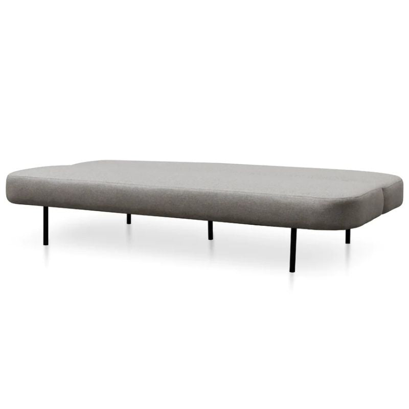 Pacifica 3 Seater Sofa Bed Light Grey Folded