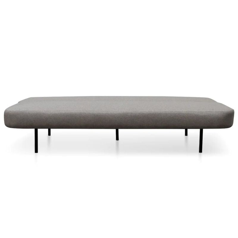 Pacifica 3 Seater Sofa Bed Light Grey Full Folded