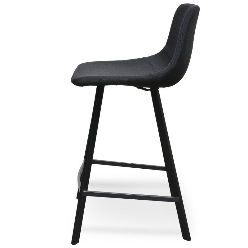 Paddington 65CM Bar Stool Black Angle View