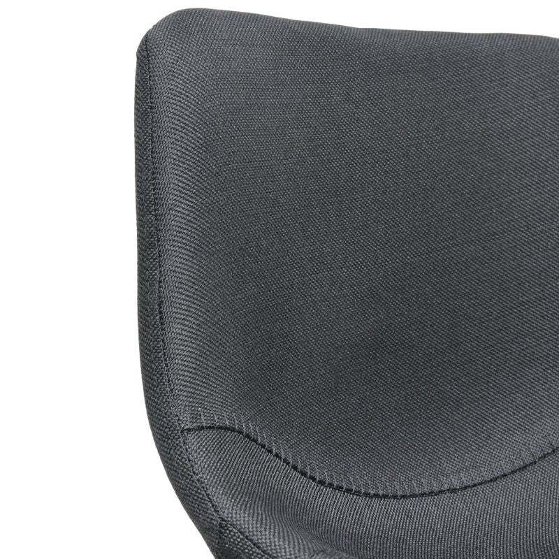 Paddington 65CM Bar Stool Black Seat Fabric
