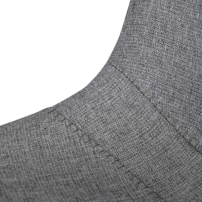 Paddington 65CM Bar Stool Dark Grey Seat Fabric