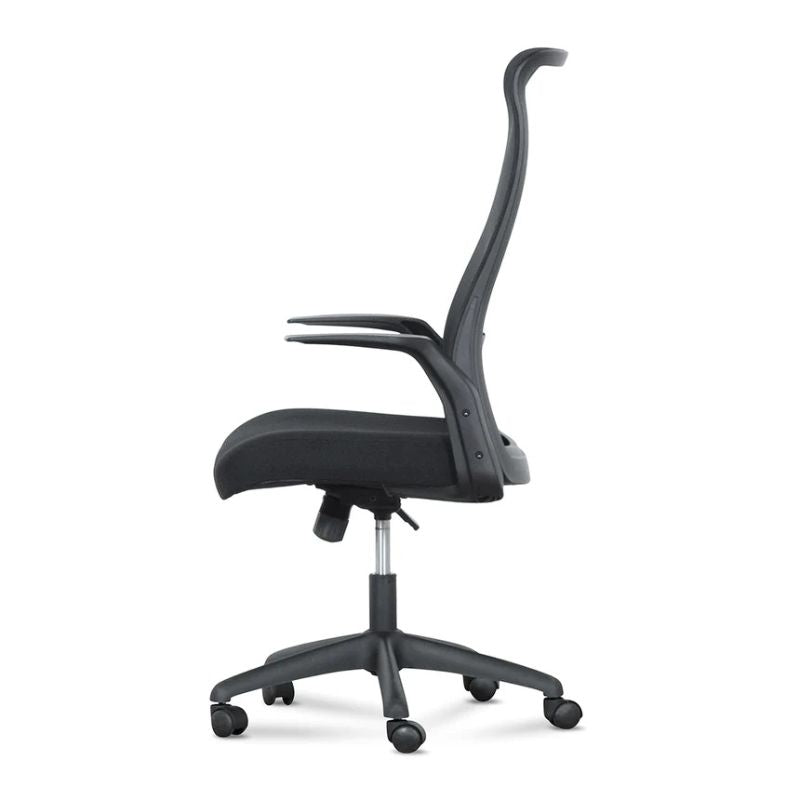 Paragon Mesh Office Chair Black Side