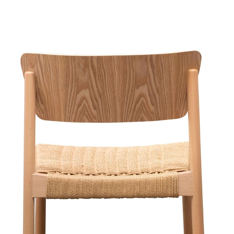 Penrose Rope Seat Seat Dining Chair Natural Backrest