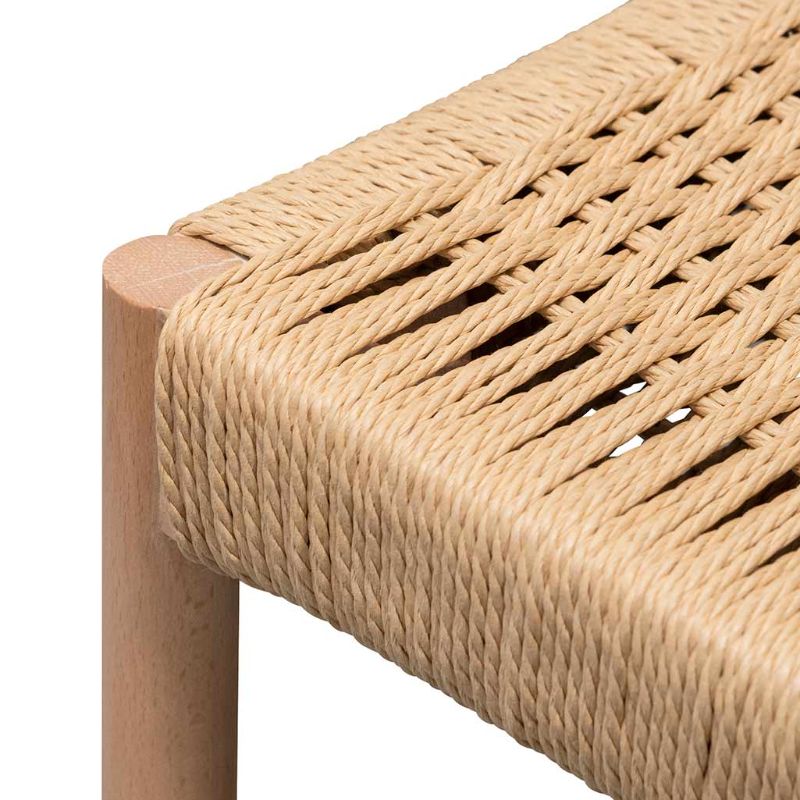 Penrose Rope Seat Seat Dining Chair Natural Rattan Chair