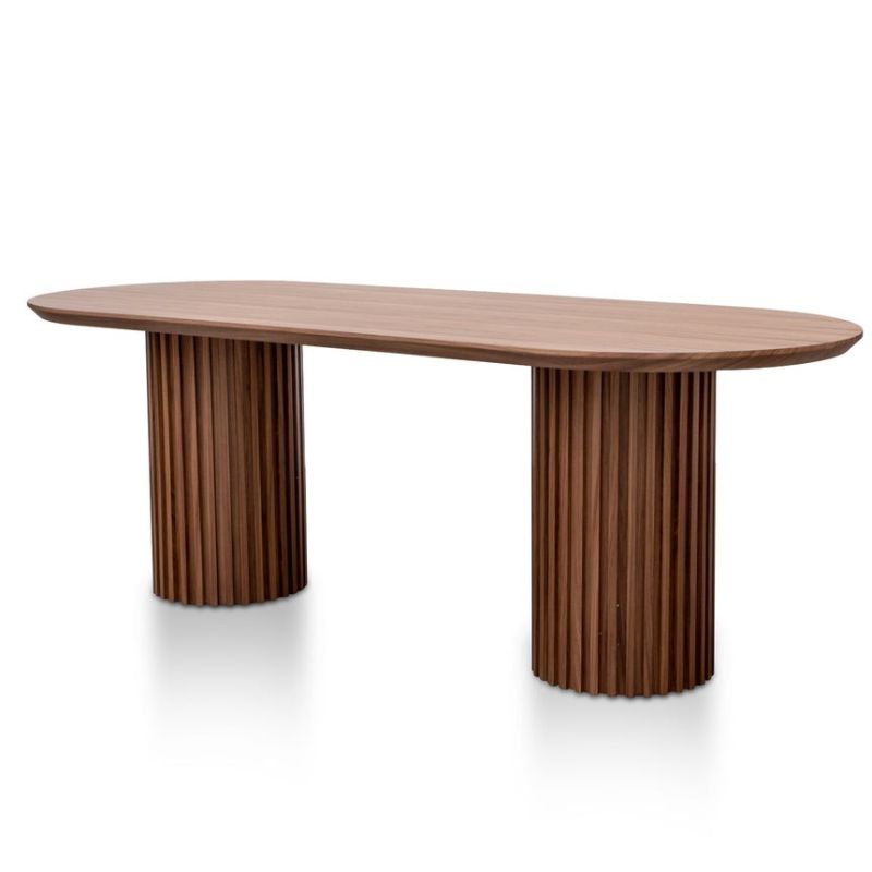 Pinefield 220CM Wooden Dining Table Walnut