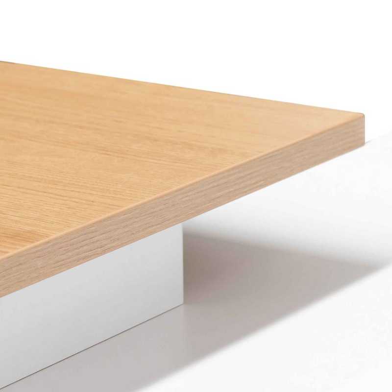 Pinegrove 160CM Left Return Executive Office Desk Natural Board Corner View