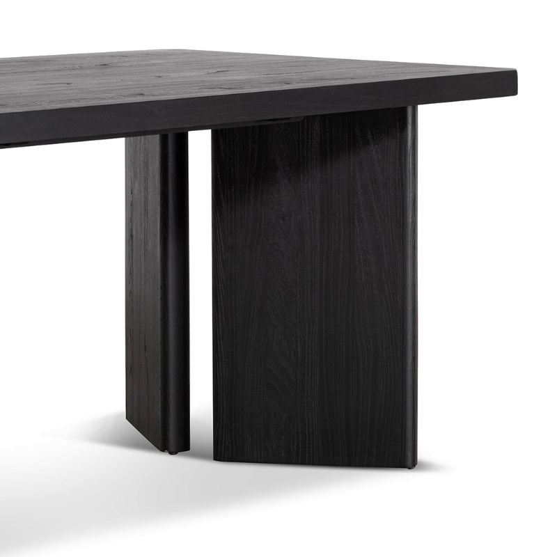 Pineshadow 240CM Elm Dining Table Full Black Right View