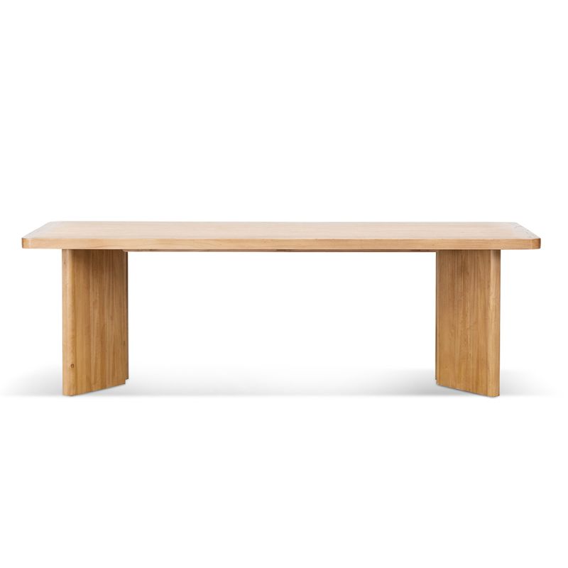 Pineshadow 240CM Elm Dining Table Full Natural Front