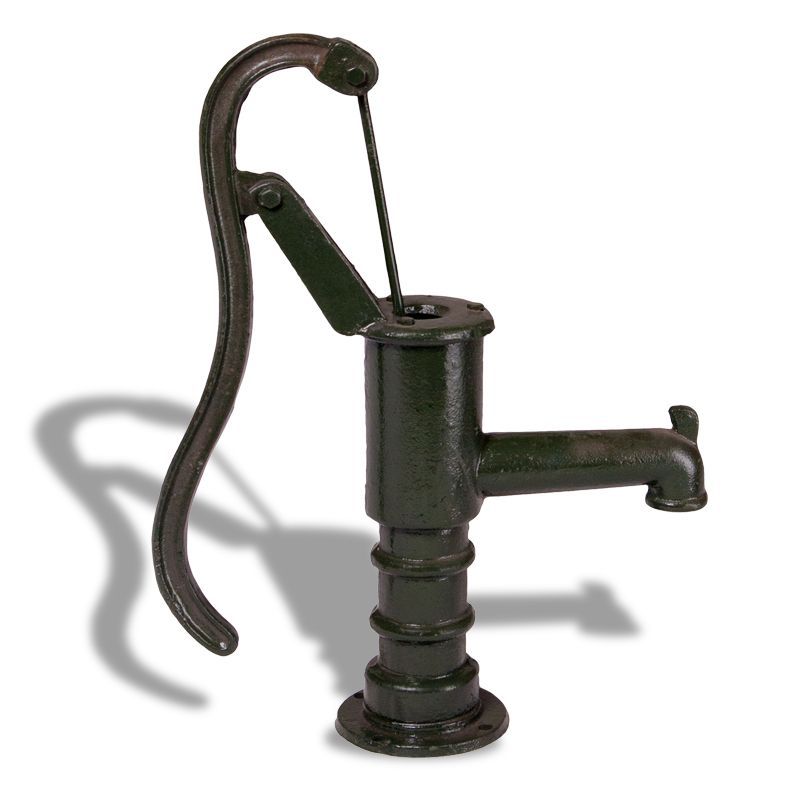 Pitcher Cast Iron Pump Ornament Black