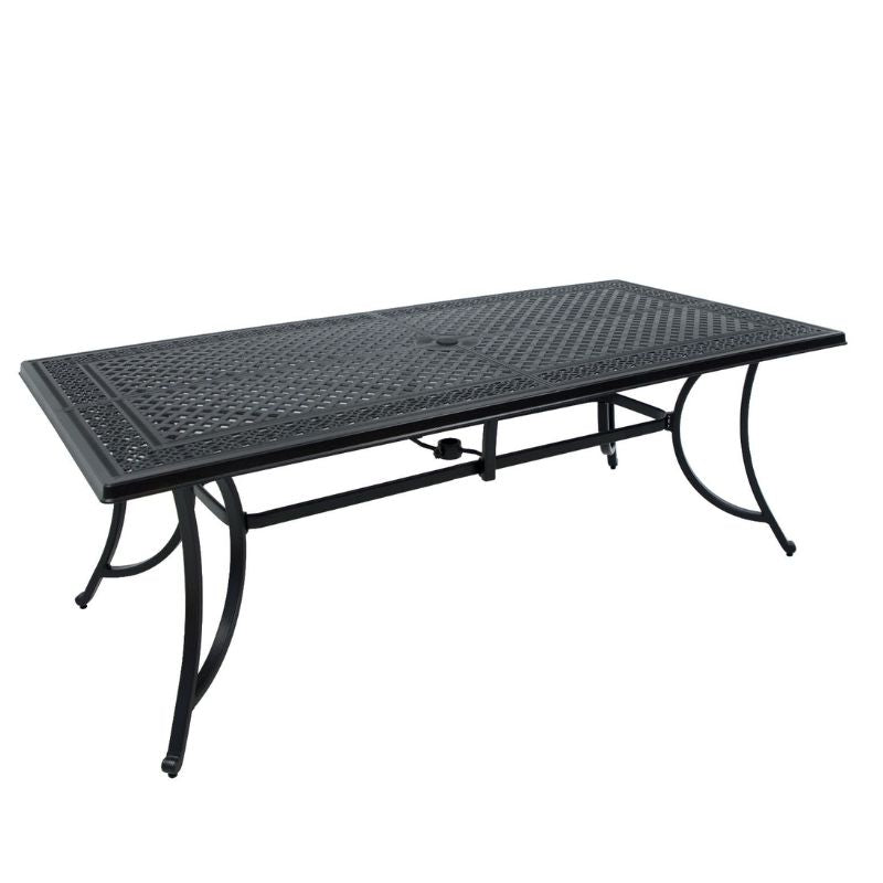 Positano 220CM Cast Aluminum Outdoor Dining Table