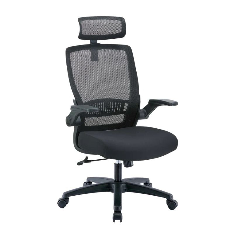 Prestwick Mesh Ergonomic Office Chair Black Angle