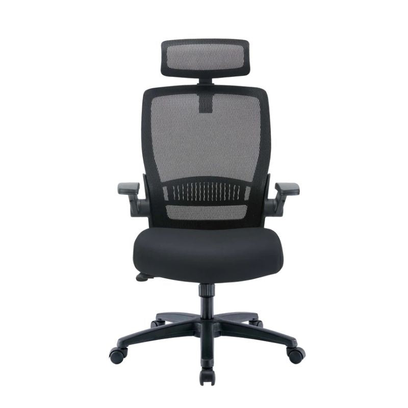 Prestwick Mesh Ergonomic Office Chair Black Front