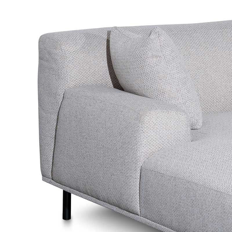 Quarrybay Left Chaise Sofa Sterling Sand Handrest View